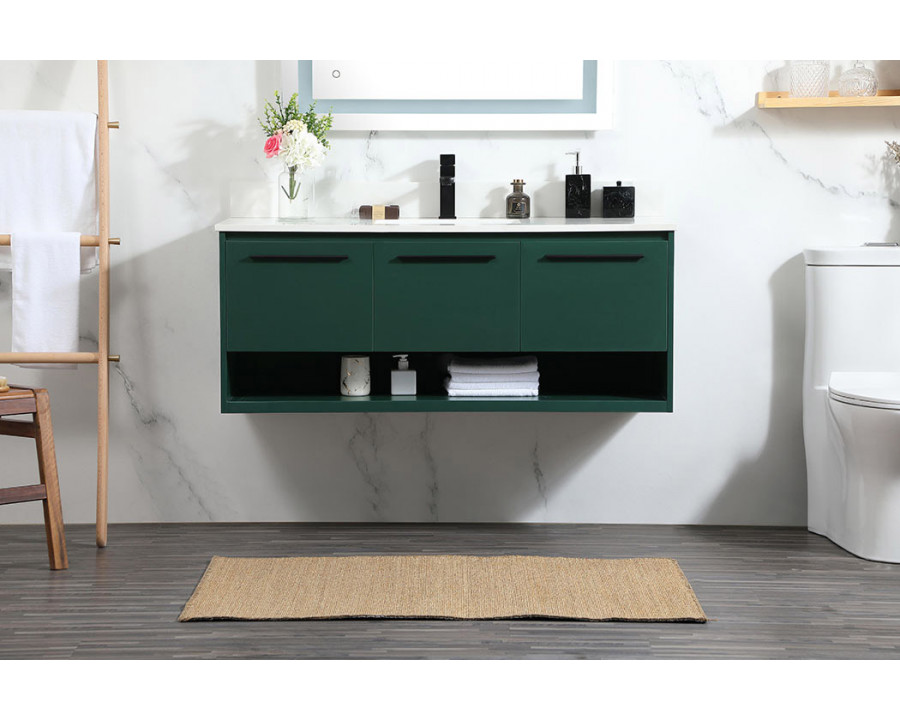 Elegant Bathroom Vanity - Green (VF43548MGN-BS)