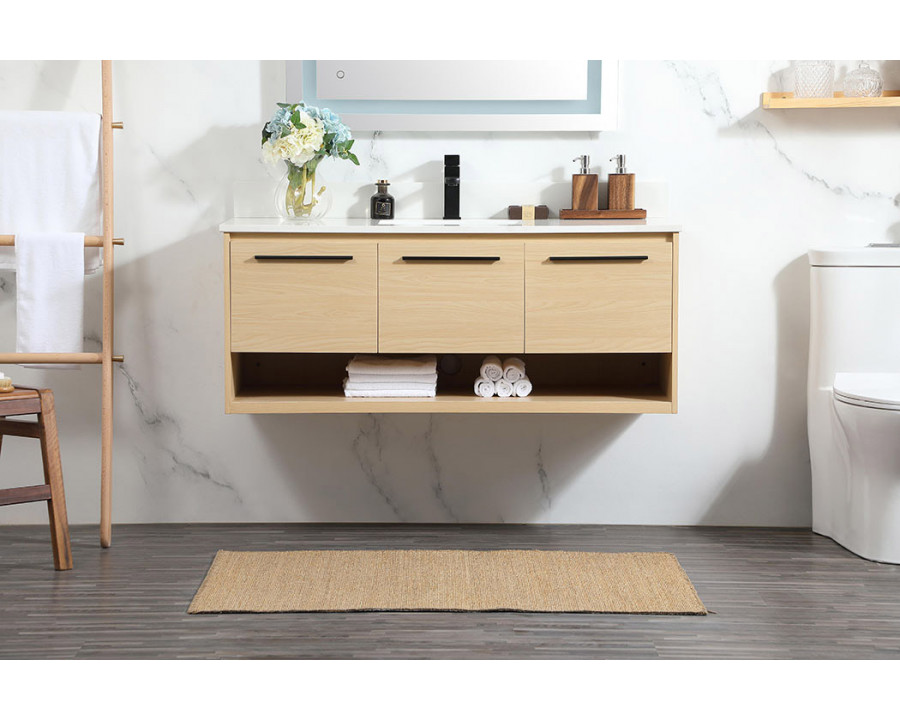 Elegant Bathroom Vanity - Maple (VF43548MMP-BS)