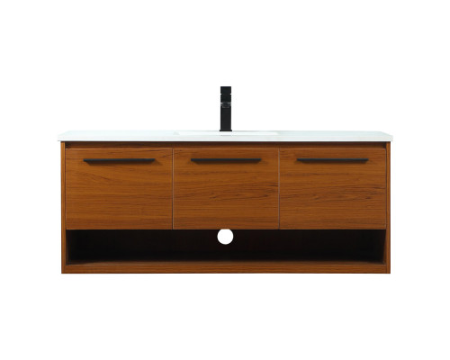 Elegant Bathroom Vanity - Teak (VF43548MTK)