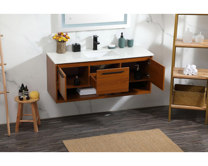 Elegant Bathroom Vanity - Teak (VF43548MTK)