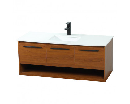 Elegant Bathroom Vanity - Teak (VF43548MTK)