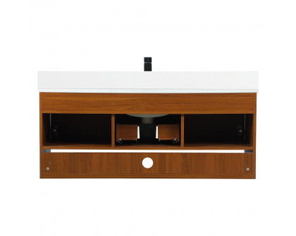 Elegant Bathroom Vanity - Teak (VF43548MTK-BS)