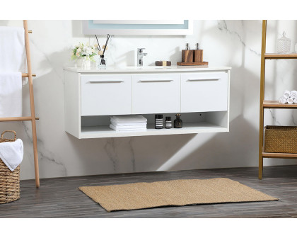 Elegant Bathroom Vanity - White (VF43548MWH)