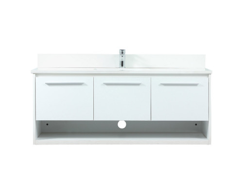 Elegant Bathroom Vanity - White (VF43548MWH-BS)