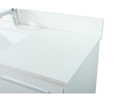 Elegant Bathroom Vanity - White (VF43548MWH-BS)