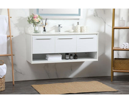 Elegant Bathroom Vanity - White (VF43548MWH-BS)