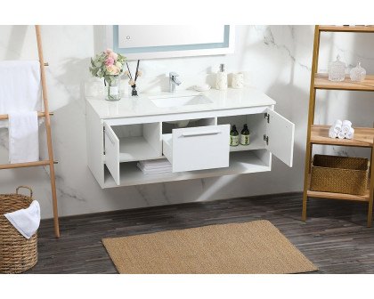 Elegant Bathroom Vanity - White (VF43548MWH-BS)