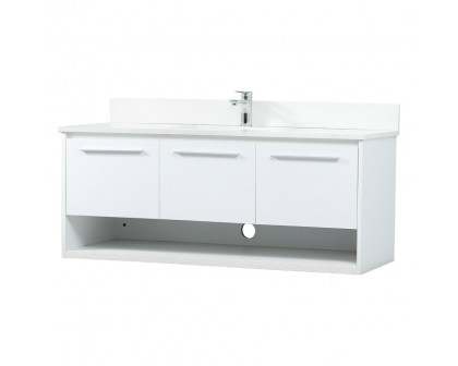 Elegant Bathroom Vanity - White (VF43548MWH-BS)