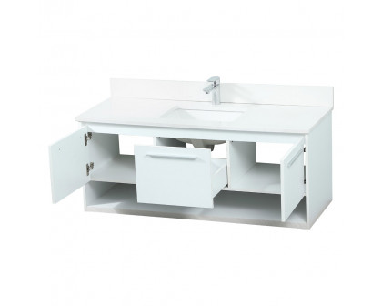 Elegant Bathroom Vanity - White (VF43548MWH-BS)