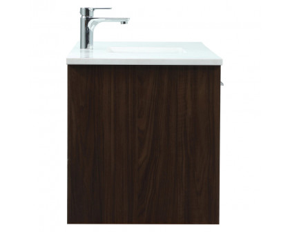 Elegant Bathroom Vanity - Walnut (VF43548MWT)