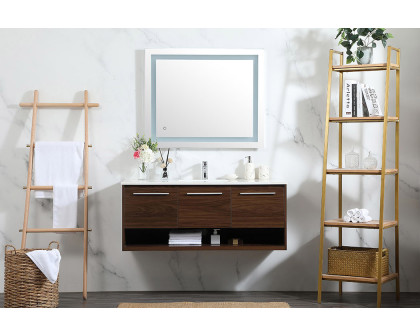 Elegant Bathroom Vanity - Walnut (VF43548MWT)