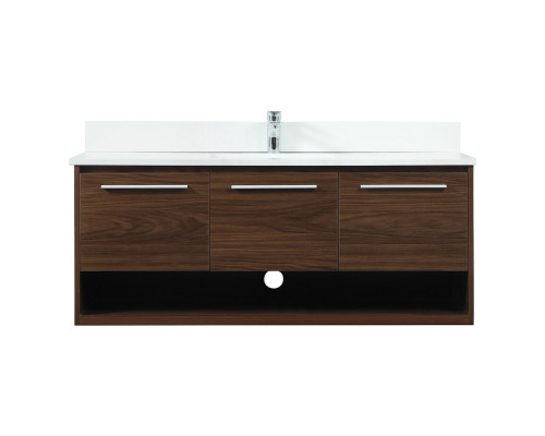 Elegant Bathroom Vanity - Walnut (VF43548MWT-BS)