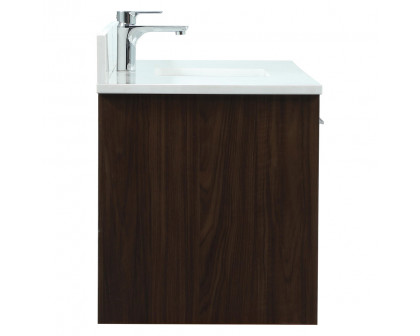 Elegant Bathroom Vanity - Walnut (VF43548MWT-BS)