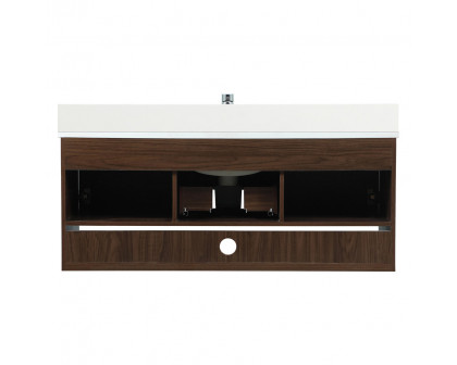 Elegant Bathroom Vanity - Walnut (VF43548MWT-BS)