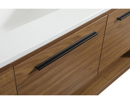 Elegant Bathroom Vanity - Walnut Brown (VF43548WB)