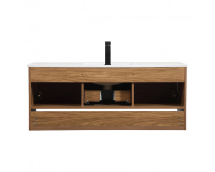 Elegant Bathroom Vanity - Walnut Brown (VF43548WB)