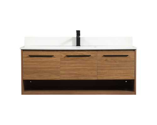 Elegant Bathroom Vanity - Walnut Brown (VF43548WB-BS)