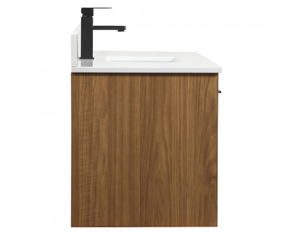 Elegant Bathroom Vanity - Walnut Brown (VF43548WB-BS)