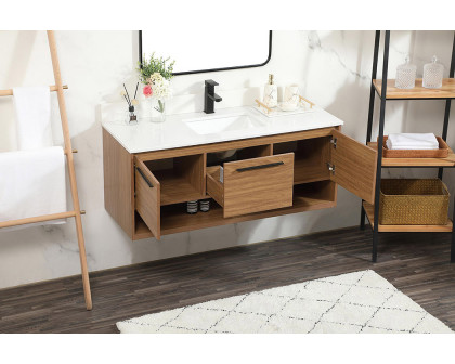 Elegant Bathroom Vanity - Walnut Brown (VF43548WB-BS)