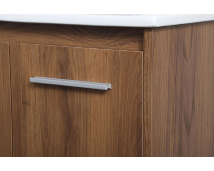 Elegant Bathroom Vanity - Walnut Brown, L 24" (VF44024WB)