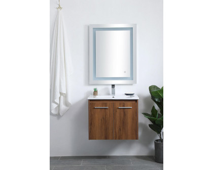 Elegant Bathroom Vanity - Walnut Brown, L 24" (VF44024WB)