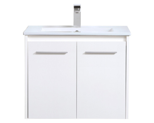 Elegant Bathroom Vanity - White, L 24" (VF44024WH)