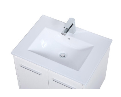 Elegant Bathroom Vanity - White, L 24" (VF44024WH)