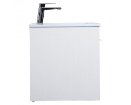 Elegant Bathroom Vanity - White, L 24" (VF44024WH)