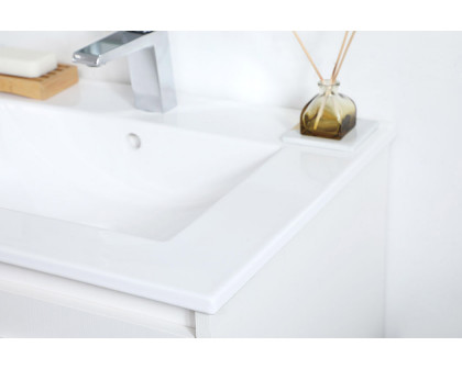 Elegant Bathroom Vanity - White, L 24" (VF44024WH)