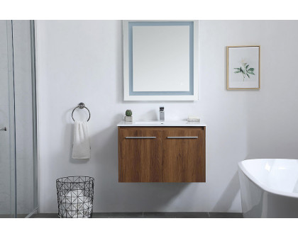 Elegant Bathroom Vanity - Walnut Brown, L 30" (VF44030WB)