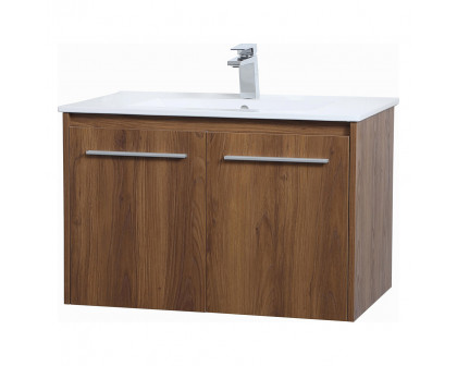 Elegant Bathroom Vanity - Walnut Brown, L 30" (VF44030WB)