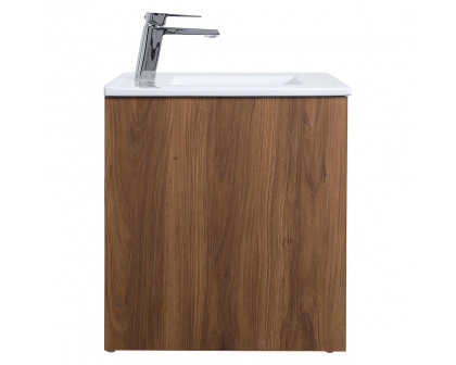 Elegant Bathroom Vanity - Walnut Brown, L 36" (VF44036WB)