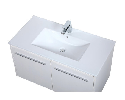 Elegant Bathroom Vanity - White, L 36" (VF44036WH)