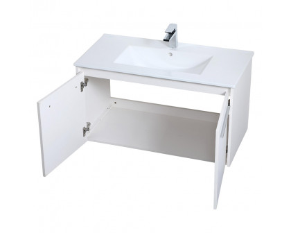 Elegant Bathroom Vanity - White, L 36" (VF44036WH)