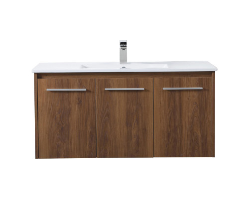 Elegant Bathroom Vanity - Walnut Brown, L 40" (VF44040WB)