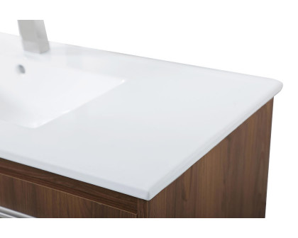 Elegant Bathroom Vanity - Walnut Brown, L 40" (VF44040WB)