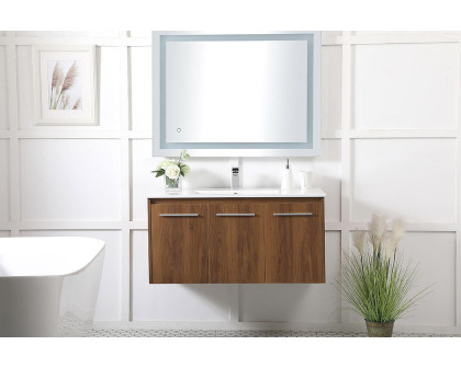 Elegant Bathroom Vanity - Walnut Brown, L 40" (VF44040WB)