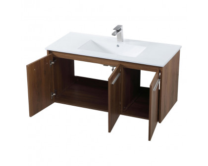 Elegant Bathroom Vanity - Walnut Brown, L 40" (VF44040WB)