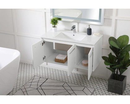 Elegant Bathroom Vanity - White, L 40" (VF44040WH)