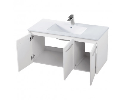 Elegant Bathroom Vanity - White, L 40" (VF44040WH)