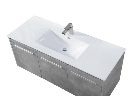 Elegant Bathroom Vanity - Concrete Gray, L 48" (VF44048CG)