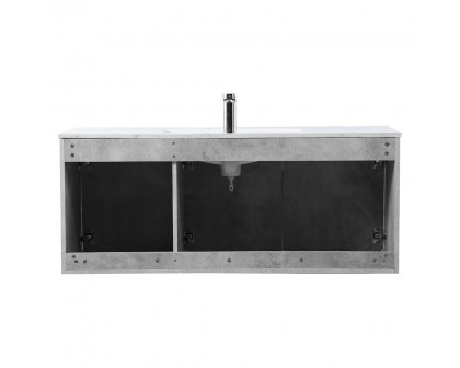 Elegant Bathroom Vanity - Concrete Gray, L 48" (VF44048CG)