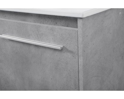 Elegant Bathroom Vanity - Concrete Gray, L 48" (VF44048CG)