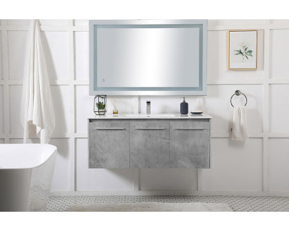 Elegant Bathroom Vanity - Concrete Gray, L 48" (VF44048CG)