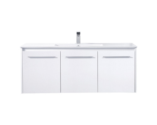 Elegant Bathroom Vanity - White, L 48" (VF44048WH)