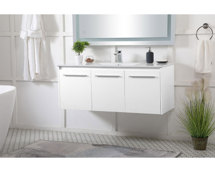 Elegant Bathroom Vanity - White, L 48" (VF44048WH)