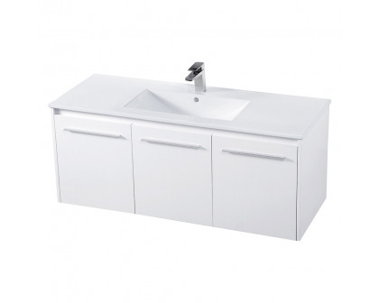 Elegant Bathroom Vanity - White, L 48" (VF44048WH)