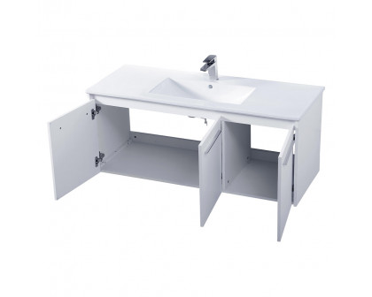 Elegant Bathroom Vanity - White, L 48" (VF44048WH)