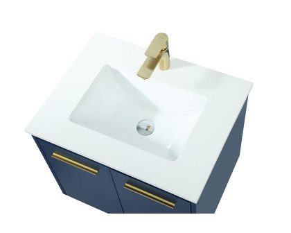 Elegant Bathroom Vanity - Blue (VF44524MBL)