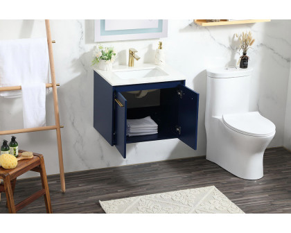 Elegant Bathroom Vanity - Blue (VF44524MBL)